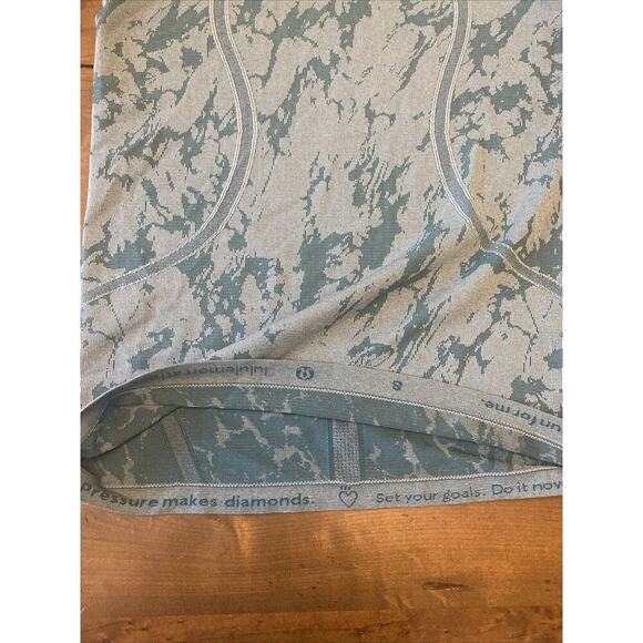 Lululemon swiftly tech seamless green fitted short sleeve athletic shirt - Picture 5 of 10